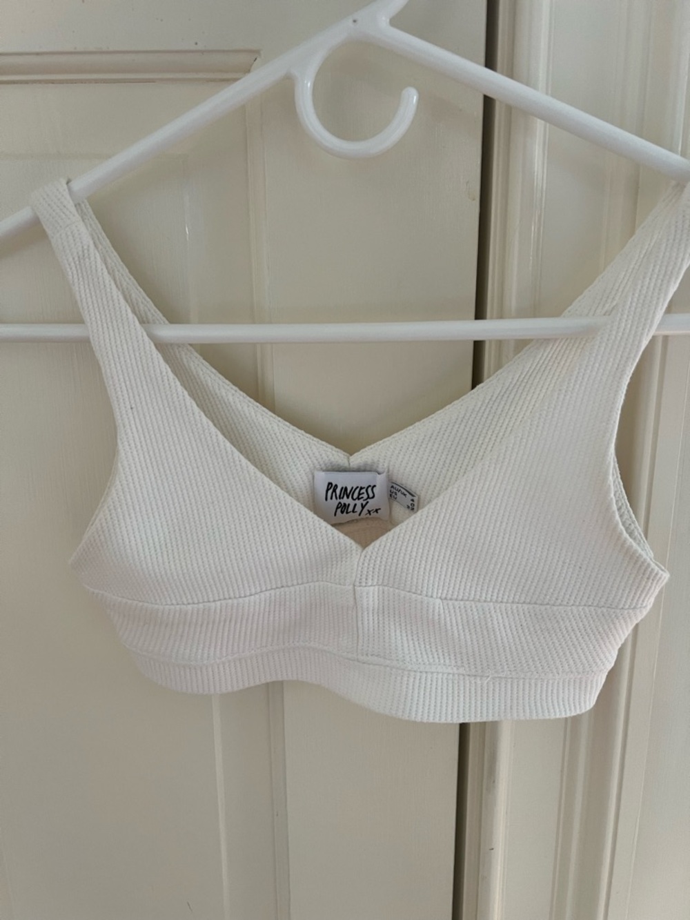 Princess Polly Ribbed V-Neck Bralette